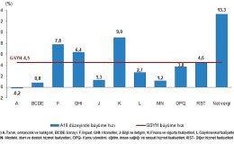 TÜİK: Gayrisafi Yurt İçi Hasıla (GSYH) 2023 yılında %4,5 arttı