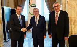 Ekrem İmamoğlu, Uluslararası Olimpiyat Komitesi Başkanı Thomas Bach ile Romanya’nın başkenti Bükreş’te bir araya geldi