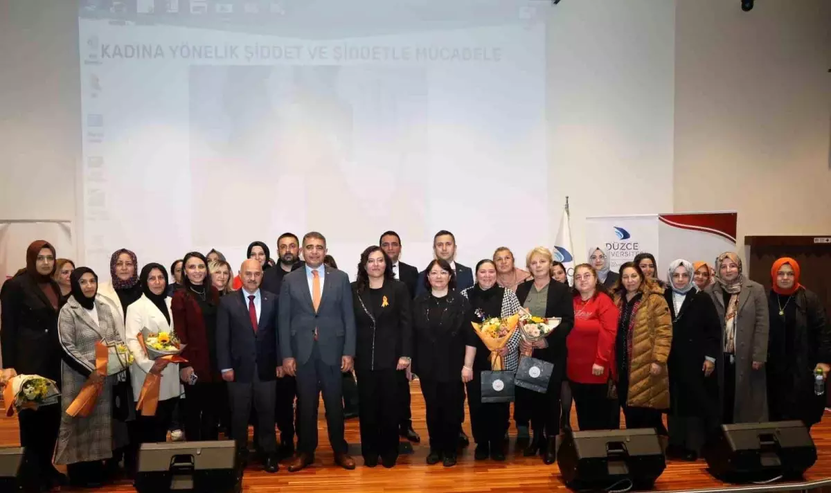 Düzce’de Kadına Yönelik Şiddete Mücadele Etkinliği