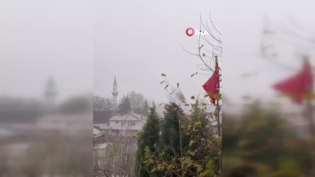 Eskişehir’de Kış Mevsiminin İlk Kar Yağışı Başladı